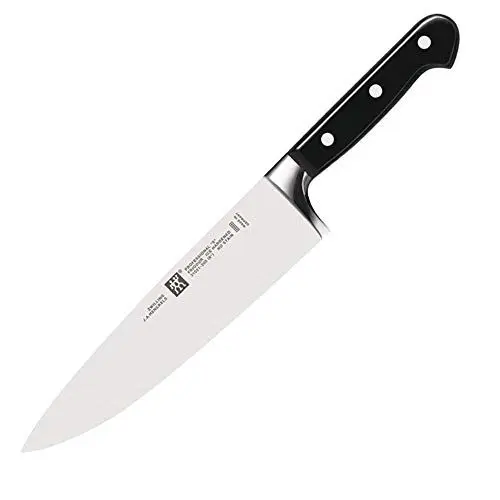 Produktbild: ZWILLING Professional S Kochmesser, Klingenlänge: 26 cm, Breites Klingenblatt, Rostfreier Spezialstahl/Kunststoff-Griff mit Nieten, Schwarz (Made in Germany)