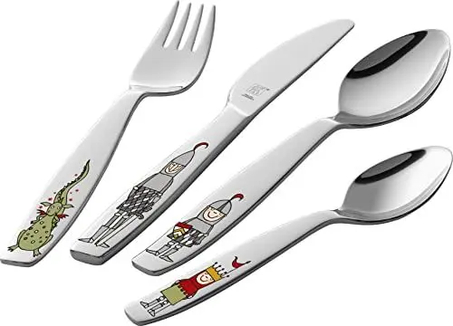 Produktbild: Zwilling 07132-210-0 Kinder Besteck, 4-teilig, Motiv Eckbert