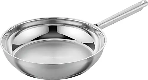 Produktbild: ZWILLING TrueFlow Bratpfanne, 28 cm, Antihaftbeschichtung, Induktionsgeeignet, Edelstahl, Silber/Schwarz