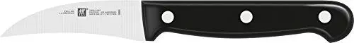 Produktbild: ZWILLING Twin Chef Schälmesser, Klingenlänge: 7 cm, Gebogenes Klingenblatt, Rostfreier Spezialstahl/Kunststoff-Griff im Nietendesign, Schwarz