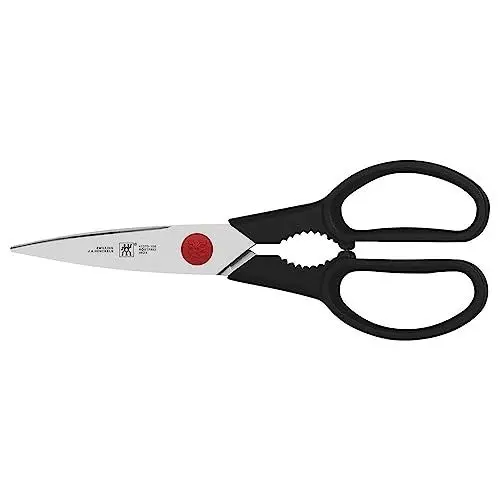Produktbild: ZWILLING Twin L Küchenschere, Länge: 20 cm, Rostfreier Spezialstahl/Kunststoff, Universal- und Vielzweckschere, Schwarz