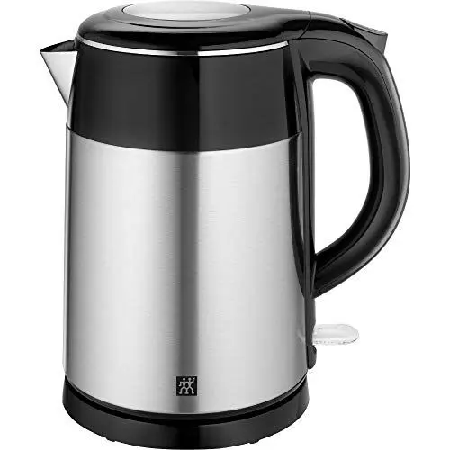 Produktbild: ZWILLING Wasserkocher, 1,2 Liter, 1.550-1.850 Watt, Edelstahl/Kunststoff, silber/schwarz