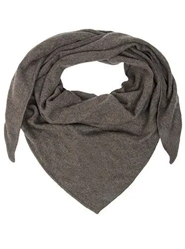 Produktbild: Zwillingsherz 100% Kaschmir Dreieckstuch Stola Schal für Damen Mädchen Frauen - Hochwertiges Cashmere Halstuch Uni Design - Umschlagtuch – warm weich kuschelig - Damenschal für Frühling Herbst Winter