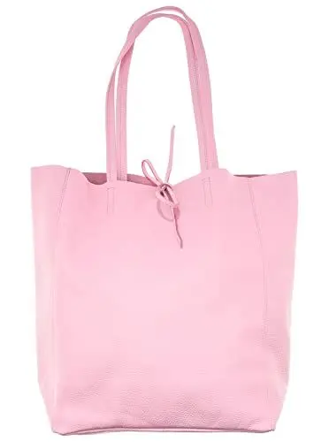 Produktbild: Zwillingsherz Ledertasche - Shopper aus 100% Echtleder - Hochwertige Tasche für Damen Frauen Mädchen – Shopper groß und elegant - Schultertasche