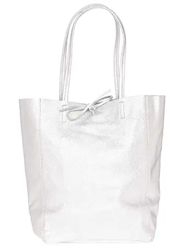 Produktbild: Zwillingsherz Shopper aus 100% Echtleder - Hochwertige Tasche für Damen Frauen Mädchen – Shopper groß und elegant - Schultertasche - slb