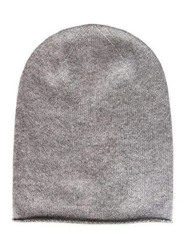 Produktbild: Zwillingsherz Slouch-Beanie-Mütze aus 100% Kaschmir - Hochwertige Strickmütze für Damen Mädchen Jungen - Hat - Unisex - One Size - warm und weich im Sommer Herbst und Winter - HGR