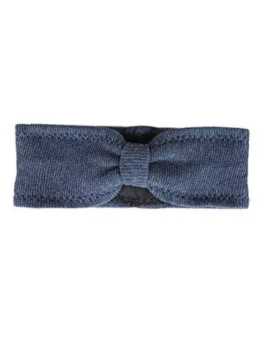 Produktbild: Zwillingsherz Stirnband mit Kaschmir - Hochwertiges Strick-Kopfband für Damen Frauen Mädchen - Uni - Mit Fleece - Wolle - Ohrenschutz - Haarband - warm - weich für Winter und Frühjahr jeans