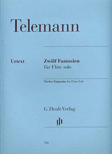 Produktbild: Zwölf Fantasien für Flöte solo TWV 40:2-13: Besetzung: Flöte solo (G. Henle Urtext-Ausgabe)