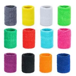 Produktbild: ZWOOS Unisex Adult Sport 24 Packung Absorbierende Schweissband Handgelenk für Tennis Squash Badminton Turnhalle Basketball (Mischen), small