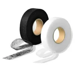 Produktbild: ZYETGH 2 Rollen Saumband zum Aufbügeln, 73m×20mm Bügelband Gardinenband zum Aufbügeln Gardinen Kürzen Ohne Nähen Nahtband zum Aufbügeln Bügelvlies für Textilien Kleidung Vorhänge