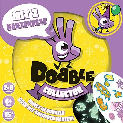 Produktbild: Zygomatic, Dobble Collector, Familienspiel, Kartenspiel, 2-8 Spieler, Ab 6+ Jahren, 15 Minuten, Deutsch