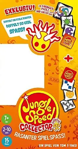 Produktbild: Zygomatic, Jungle Speed Collector, Partyspiel, Kartenspiel, 2-10 Spieler, Ab 7+ Jahren, 15 Minuten, Deutsch