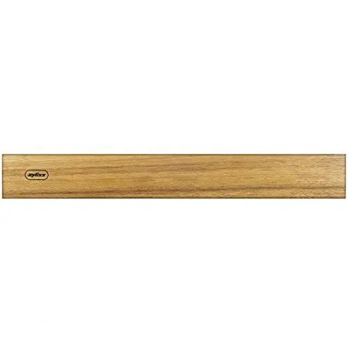 Produktbild: Zyliss Magnetleiste aus Holz Control Magnetische Messerleiste aus Akazienholz für bis zu 6 Messer, Schwarz/Edelstahl, 45 x 6, 5 x 1, 8 cm