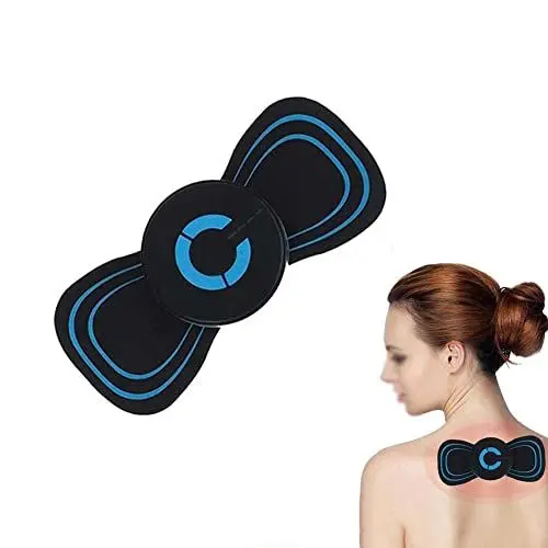 Produktbild: ZYNCUE Tragbares elektrisches Nackenmassagegerät, Automatischer Massageverstärker, Elektromagnetisches Wellen Beinmassagegerät, Rücken Halswirbel Stimulator Massagegerät, Packung mit 2