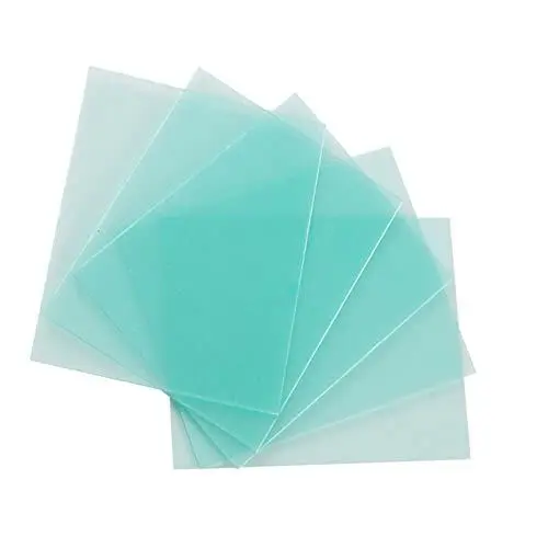 Produktbild: ZYWUOY 10 Stück Schweißhelm-Objektiv, 115 x 90 mm, Kunststoff, hohe Temperaturbeständigkeit, transparente Schutzplatte, Ersatzlinse zum Schweißen der äußeren oder inneren Schutzfolie der Abdeckung