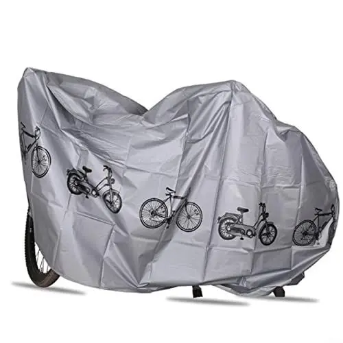 Produktbild: ZYWUOY Wasserdichte Fahrradabdeckung, wasserdichte Fahrradabdeckung, Outdoor-UV-Schutz, MTB-Fahrradhülle für Auto, LKW, Wohnmobil, 200 x 110 cm