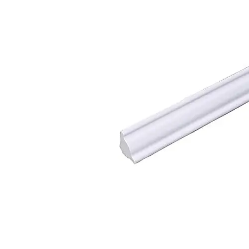 Produktbild: ZZLQIAN Flexible Dreieck Zierleiste Selbstklebender Zauberstab - Modernen Design,Stuck Zierprofil,Decken und Wandübergang-für Fliesenkanten,Laminieren,Decke,Arbeitsplatte,Wandecken,Sockelleisten,Boden